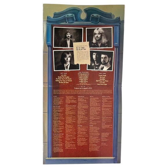 Styx Paradise Theatre Etched Vinyl LP Record Album A&M SP-3719 Original Press - Picture 2 of 8